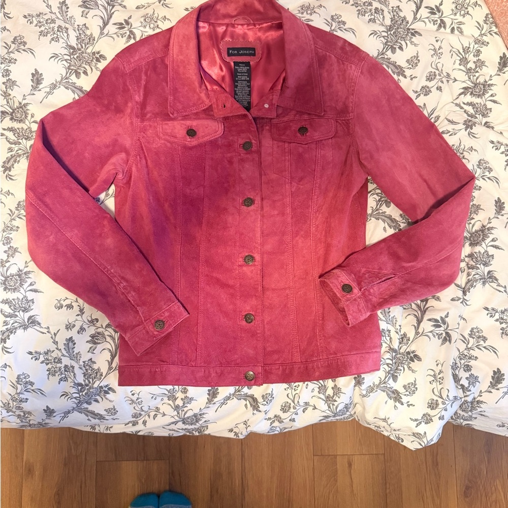 Joseph Vibrant Pink Jean Jacket
